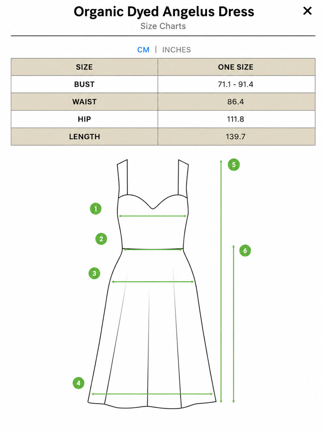 Organic Dyed Angelus Dress